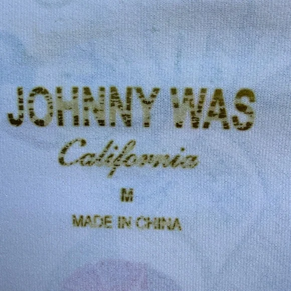 Johnny Was Swim top/rash-guard med. - Picture 2 of 5